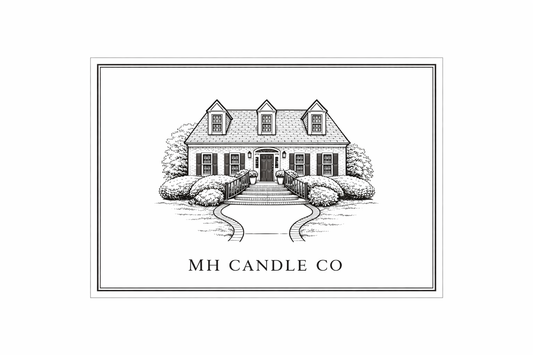 House Illustration Label